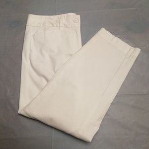 Ann Taylor Loft white pants, size 2
